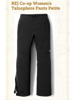REI | Co-op Talusphere Full-Zip Women's Black Pants